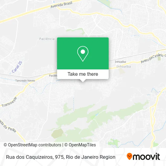 Rua dos Caquizeiros, 975 map