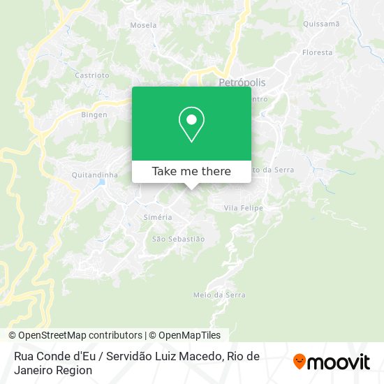 Rua Conde d'Eu / Servidão Luiz Macedo map