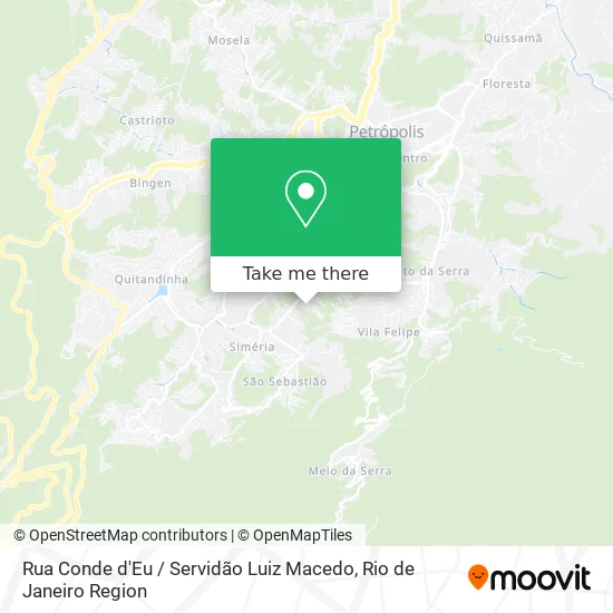 Rua Conde d'Eu / Servidão Luiz Macedo map