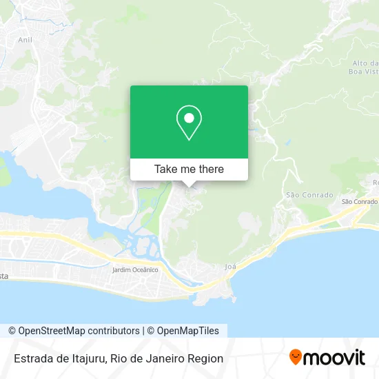 Estrada de Itajuru map