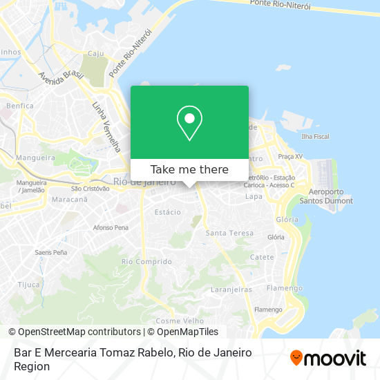 Mapa Bar E Mercearia Tomaz Rabelo