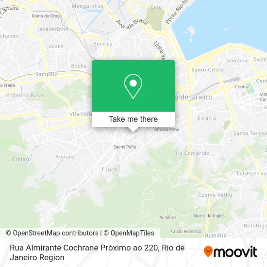 Rua Almirante Cochrane Próximo ao 220 map