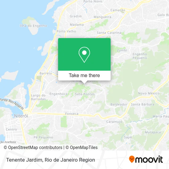 Tenente Jardim map