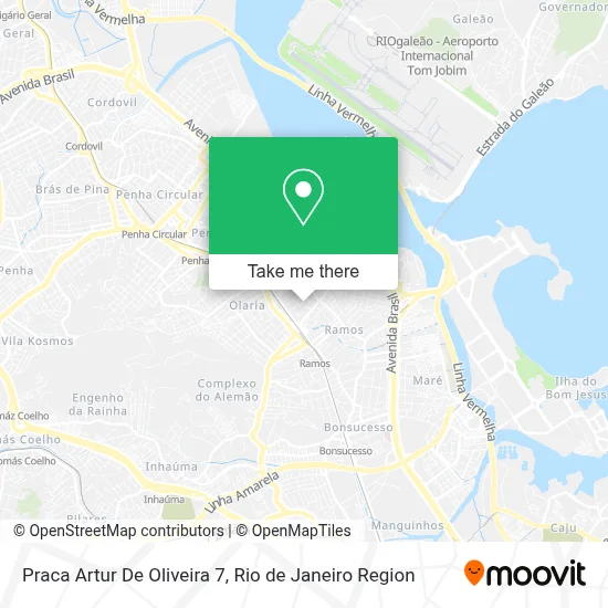 Praca Artur De Oliveira 7 map