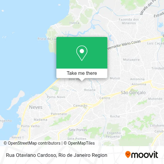 Rua Otaviano Cardoso map