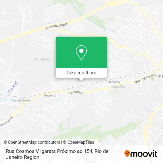 Rua Cosmos V Igarata Próximo ao 154 map