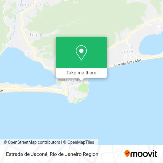 Estrada de Jaconé map