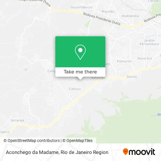 Aconchego da Madame map