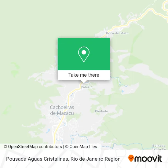 Pousada Aguas Cristalinas map