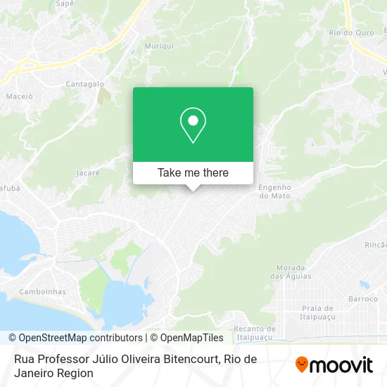 Rua Professor Júlio Oliveira Bitencourt map