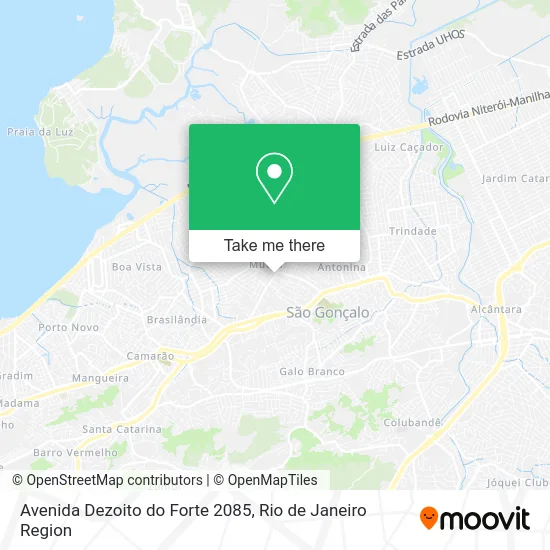 Avenida Dezoito do Forte 2085 map