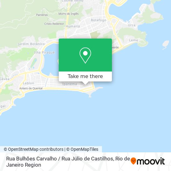 Rua Bulhões Carvalho / Rua Júlio de Castilhos map