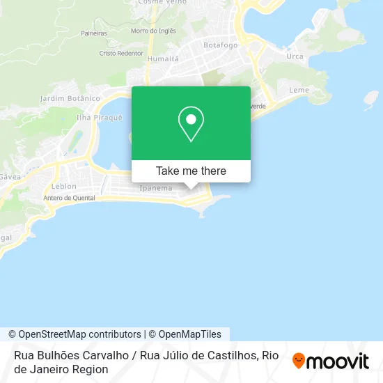 Rua Bulhões Carvalho / Rua Júlio de Castilhos map