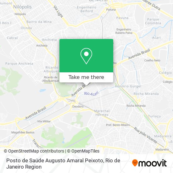 Posto de Saúde Augusto Amaral Peixoto map