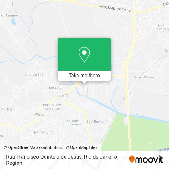 Rua Francisco Quintela de Jesus map