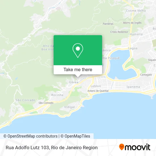 Rua Adolfo Lutz 103 map