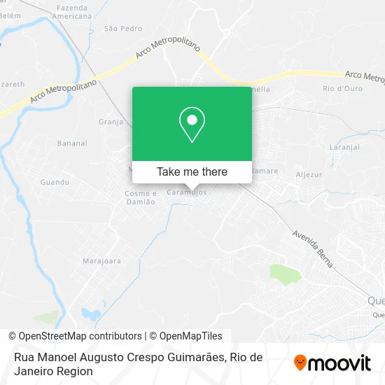 Rua Manoel Augusto Crespo Guimarães map