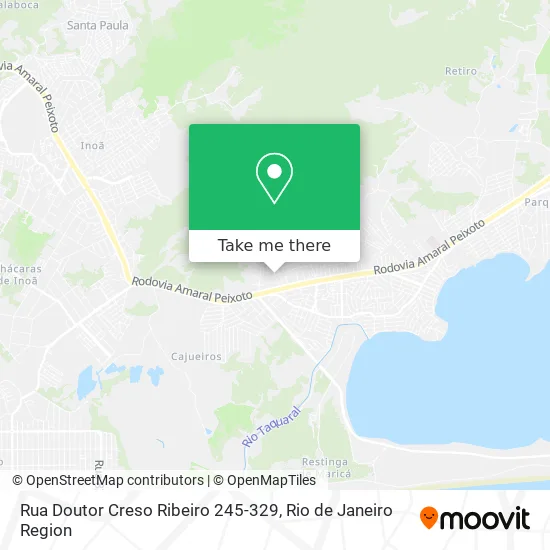 Rua Doutor Creso Ribeiro 245-329 map