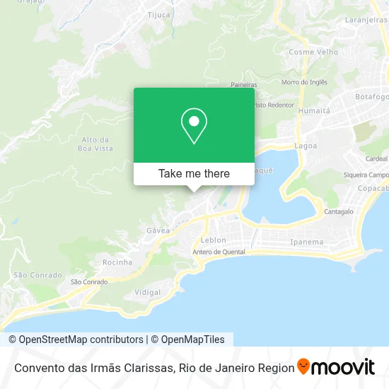 Convento das Irmãs Clarissas map