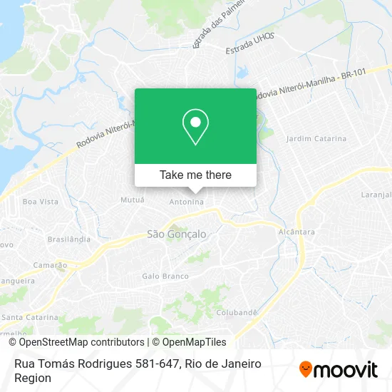 Rua Tomás Rodrigues 581-647 map