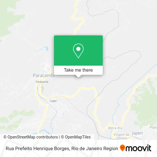 Rua Prefeito Henrique Borges map