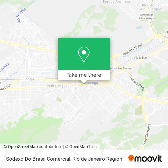 Sodexo Do Brasil Comercial map