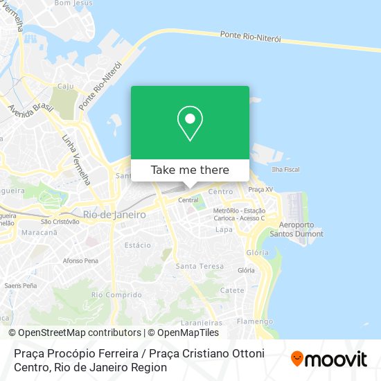 Praça Procópio Ferreira / Praça Cristiano Ottoni Centro map