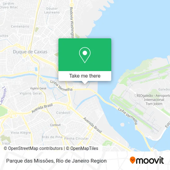 Parque das Missões map