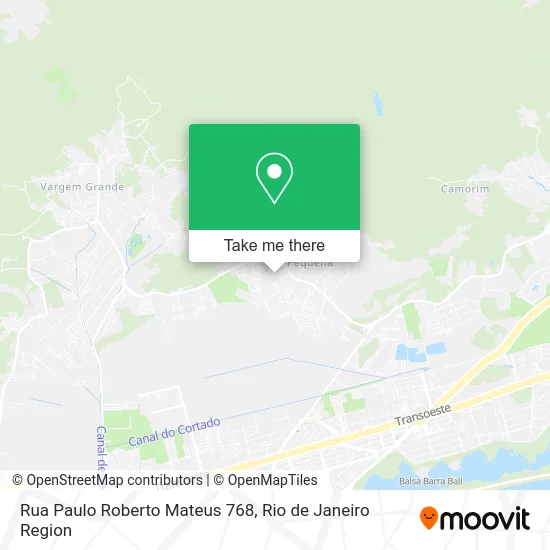 Rua Paulo Roberto Mateus 768 map