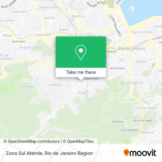 Zona Sul Atende map