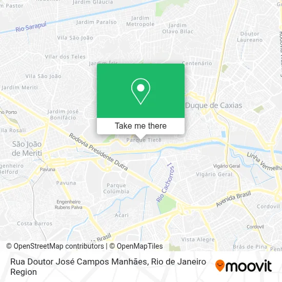 Rua Doutor José Campos Manhães map