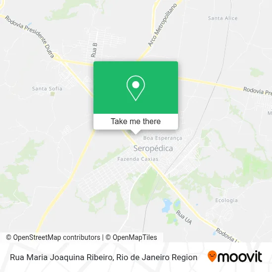 Rua Maria Joaquina Ribeiro map