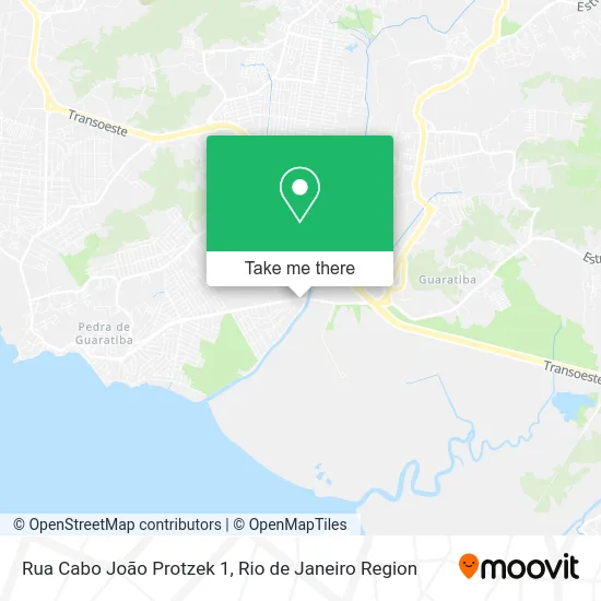 Rua Cabo João Protzek 1 map