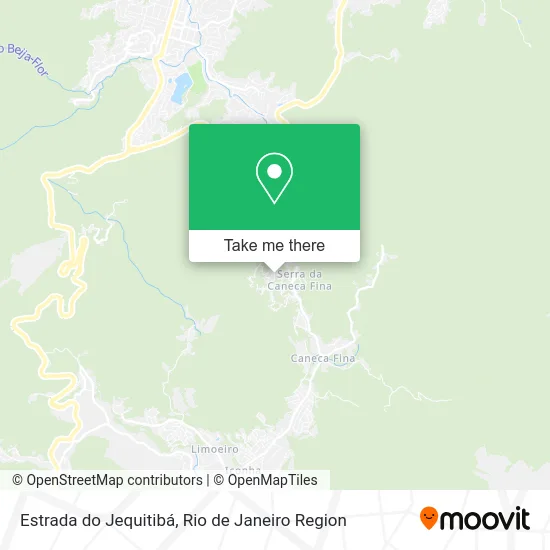Estrada do Jequitibá map