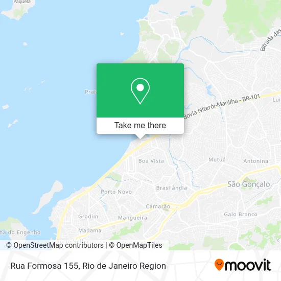 Rua Formosa 155 map