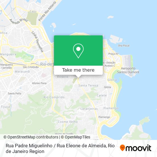 Mapa Rua Padre Miguelinho / Rua Eleone de Almeida