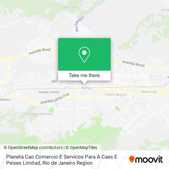 Planeta Cao Comercio E Servicos Para A Caes E Peixes Limitad map