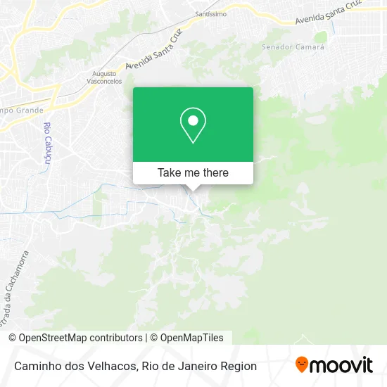 Caminho dos Velhacos map