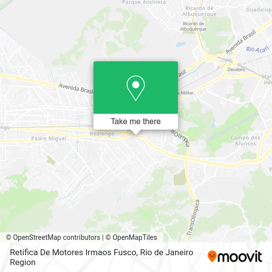 Retifica De Motores Irmaos Fusco map