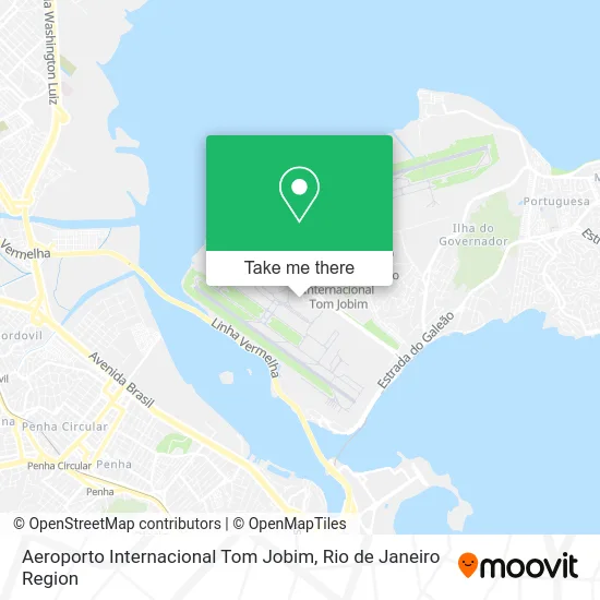 Aeroporto Internacional Tom Jobim map