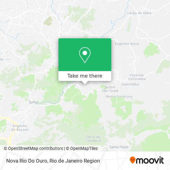 Nova Rio Do Ouro map