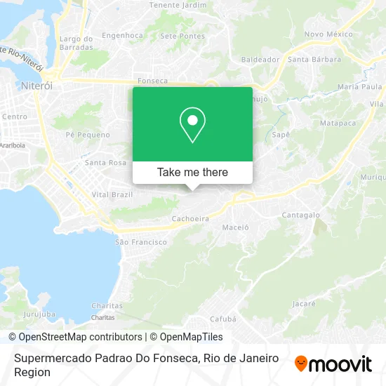 Supermercado Padrao Do Fonseca map