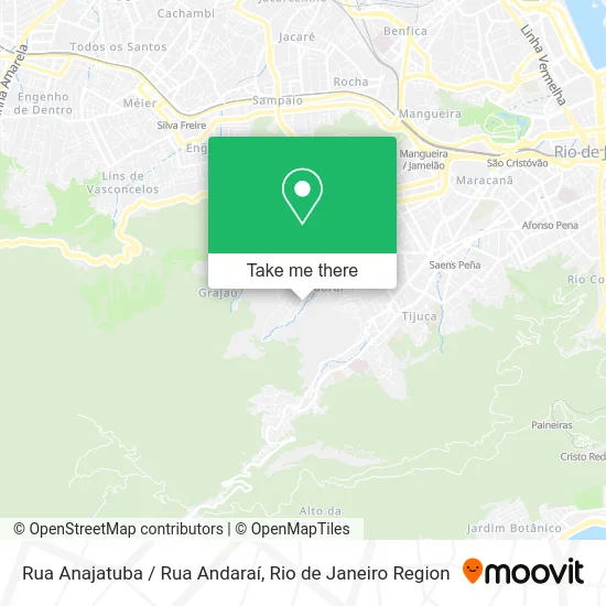 Rua Anajatuba / Rua Andaraí map