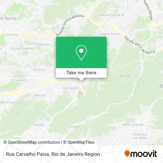 Rua Carvalho Paiva map