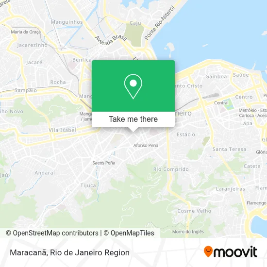 Maracanã map