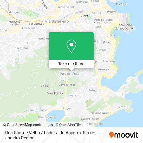 Rua Cosme Velho / Ladeira do Ascurra map