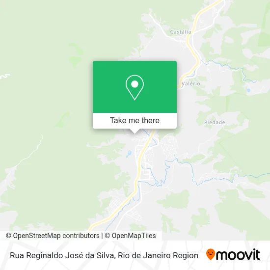 Rua Reginaldo José da Silva map