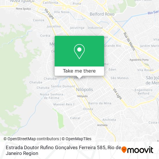 Mapa Estrada Doutor Rufino Gonçalves Ferreira 585