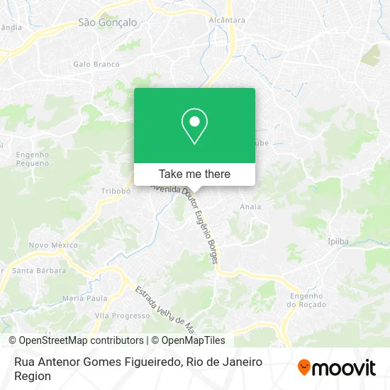Rua Antenor Gomes Figueiredo map