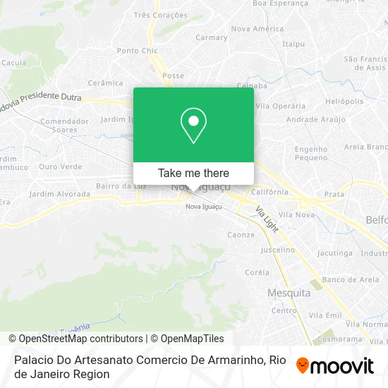 Palacio Do Artesanato Comercio De Armarinho map